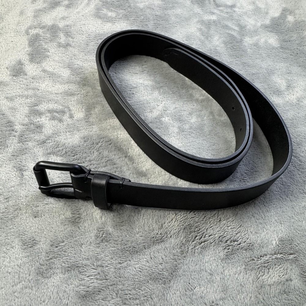 Bonobos Belt Mens Size 42 Black Genuine Leather England Dress Classic NEW